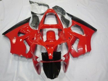 Rot & Schwarz 2000-2002 ZX6R Motorrad Verkleidung