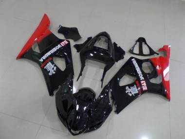 Rot & Schwarz 2003-2004 GSXR 1000 Motorrad Verkleidung