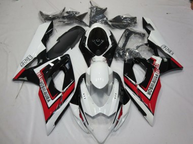 Rot Schwarz & Weiß 2005-2006 GSXR 1000 Motorrad Verkleidung