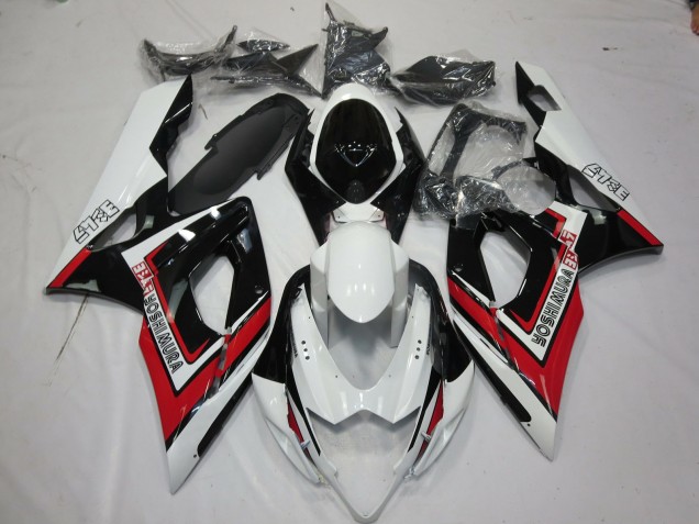 Rot Schwarz & Weiß 2005-2006 GSXR 1000 Motorrad Verkleidung