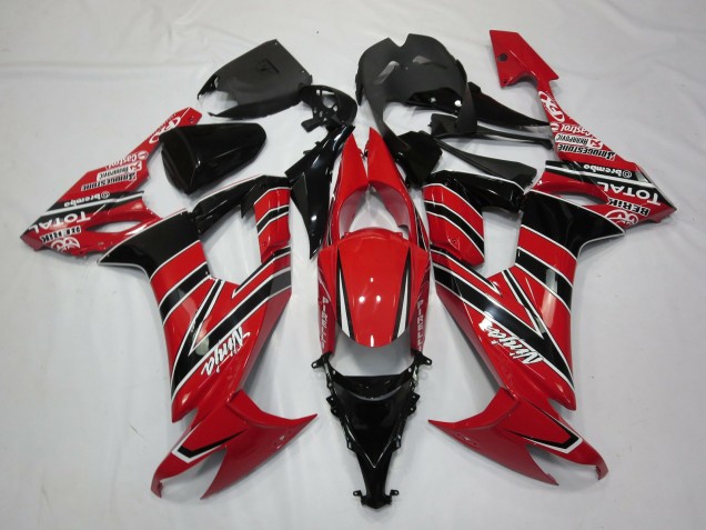 Rot Schwarz 2008-2010 ZX10R Motorrad Verkleidung Rot Schwarz 2008-2010 ZX10R Motorrad Verkleidung