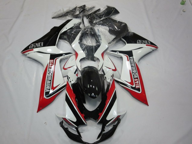 Rot Weiß & Schwarz 2011-2024 GSXR 600-750 Motorrad Verkleidung