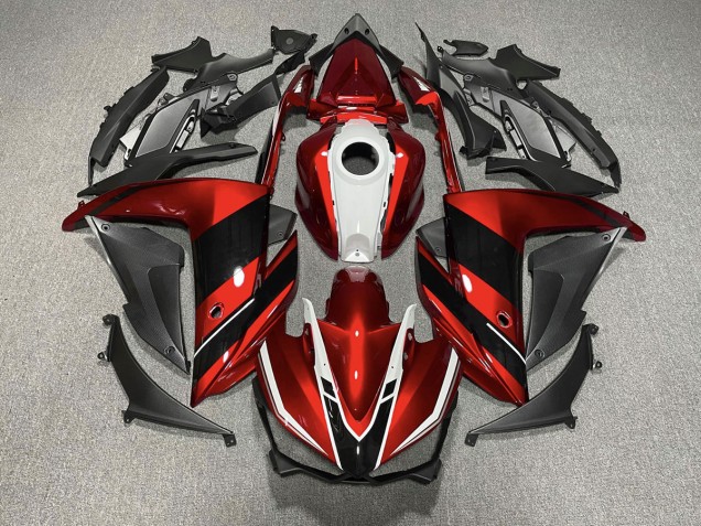 Rot Schwarz & Weiß 2015-2018 R3 Motorrad Verkleidung