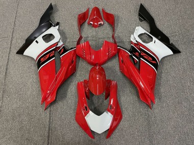 Rot Weiß & Schwarz 2017-2021 R6 Motorrad Verkleidung