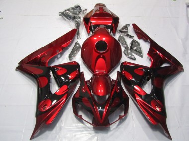 Rot & Schwarz Candy 2006-2007 CBR1000RR Motorrad Verkleidung