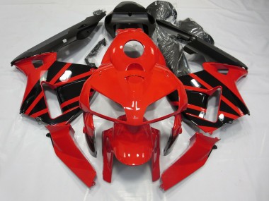 Rot & Schwarz OEM-Stil 2003-2004 CBR600RR Motorrad Verkleidung