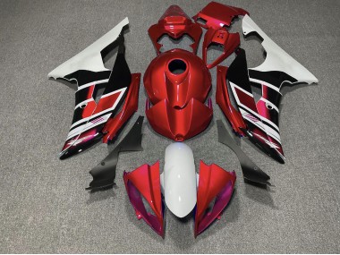 Rot Schwarz & Weiß OEM-Stil 2008-2016 R6 Motorrad Verkleidung