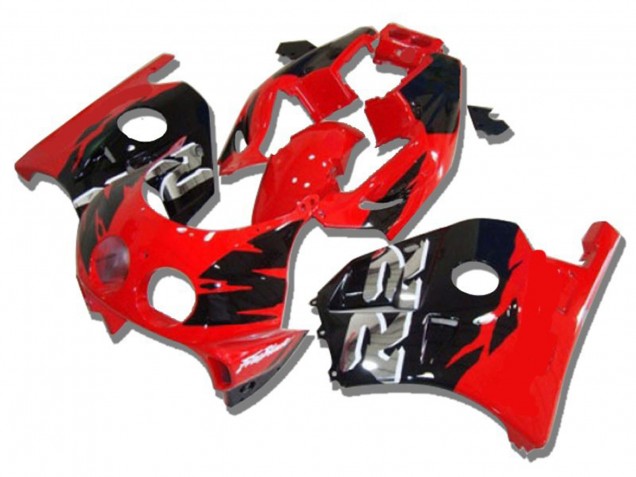Rot Schwarz Silber Rr 1990-1998 CBR250RR Motorrad Verkleidung