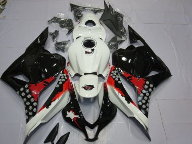 Rot & Schwarz Splatter 2009-2012 CBR600RR Motorrad Verkleidung