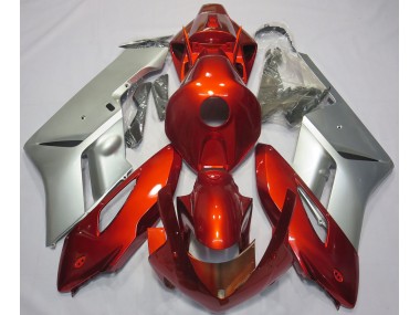 Rot-Silber 2004-2005 CBR1000RR Motorrad Verkleidung