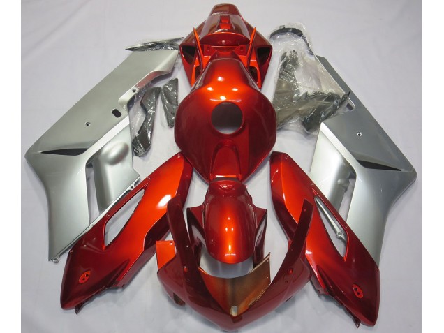 Rot-Silber 2004-2005 CBR1000RR Motorrad Verkleidung