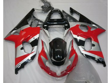 Rot Silber OEM Stil 2000-2002 GSXR 1000 Motorrad Verkleidung