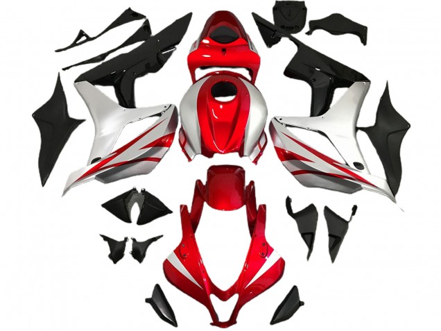 Rot & Silber OEM-Stil 2007-2008 CBR600RR Motorrad Verkleidung