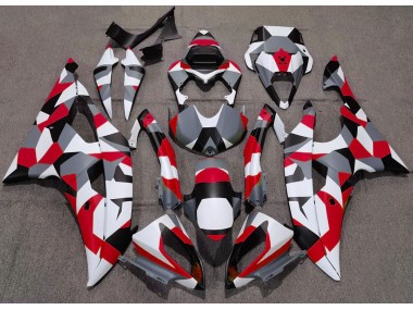Rot Tarnung Uni 2008-2016 R6 Motorrad Verkleidung