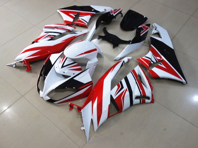 Rot-Weiß-Zag 2009-2012 ZX6R Motorrad Verkleidung