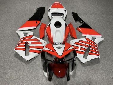 Rot & Weiße Flügel 2005-2006 CBR600RR Motorrad Verkleidung