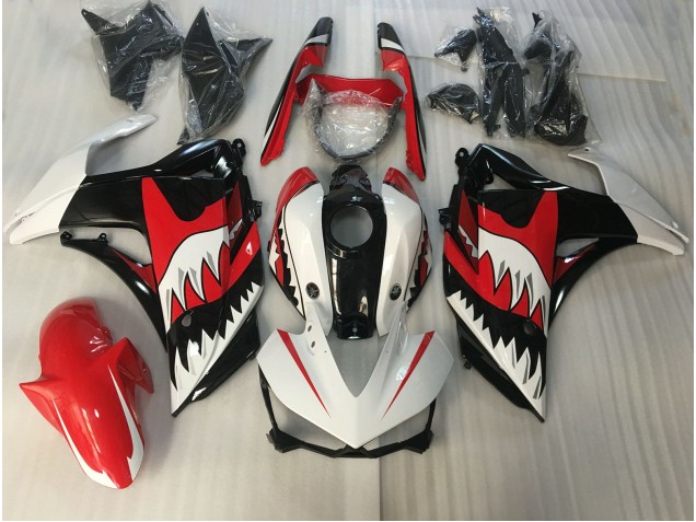 Rot & Weißer Hai 2015-2018 R3 Motorrad Verkleidung