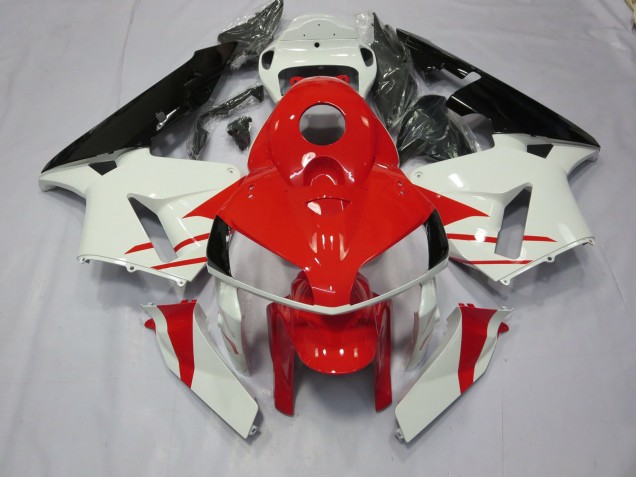 Rot-Weißer Stil 2005-2006 CBR600RR Motorrad Verkleidung