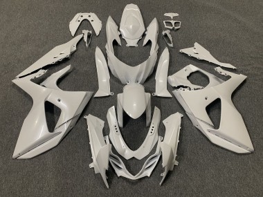 Schlichte Glanz Weiß 2009-2016 GSXR 1000 Motorrad Verkleidung