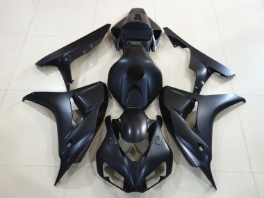 Schlichte Matt Schwarz 2006-2007 CBR1000RR Motorrad Verkleidung