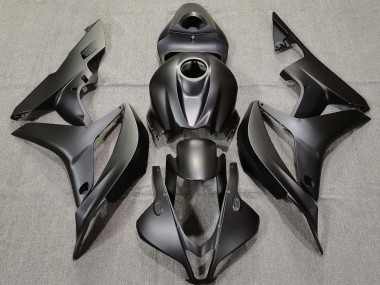 Schlichte Matt Schwarz 2007-2008 CBR600RR Motorrad Verkleidung