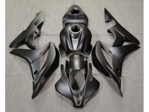 Schlichte Matt Schwarz 2007-2008 CBR600RR Motorrad Verkleidung