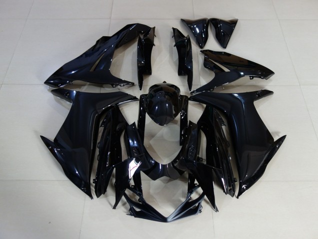 Schlichte Schwarz Glänzend 2011-2024 GSXR 600-750 Motorrad Verkleidung