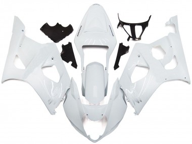 Schlichter Glanz-Weiß-Stil 2003-2004 GSXR 1000 Motorrad Verkleidung