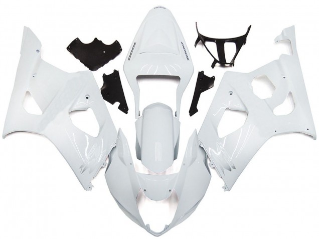 Schlichter Glanz-Weiß-Stil 2003-2004 GSXR 1000 Motorrad Verkleidung