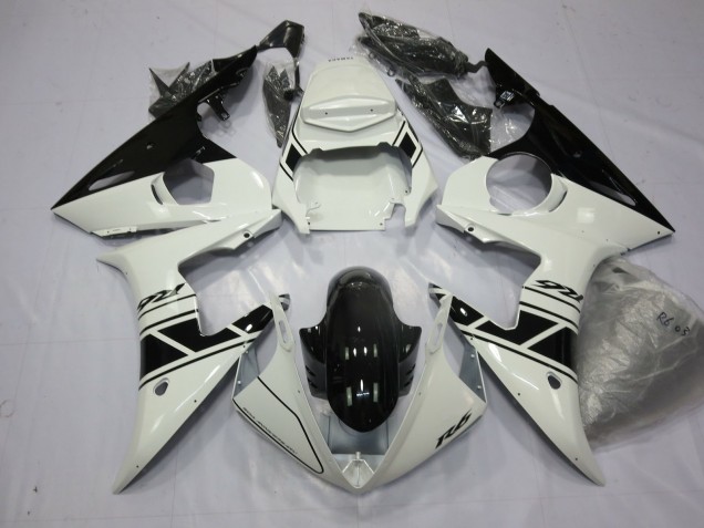 Schwarz & Weiß 2003-2004 R6 Motorrad Verkleidung