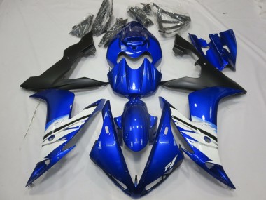 Schwarz Blau & Weiß 2004-2006 R1 Motorrad Verkleidung