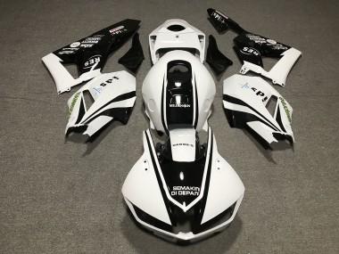 Schwarz-Weiß-Design 2013-2023 CBR600RR Motorrad Verkleidung