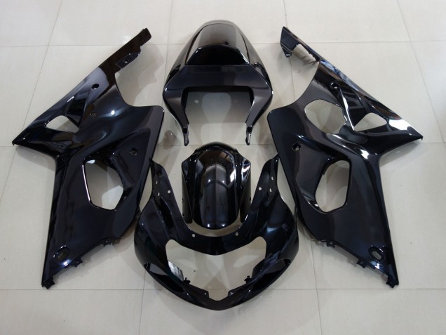 Schwarz Glänzend 2000-2002 GSXR 1000 Motorrad Verkleidung Schwarz Glänzend 2000-2002 GSXR 1000 Motorrad Verkleidung