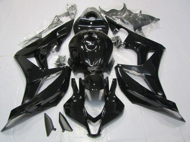 Schwarz Glänzend 2007-2008 CBR600RR Motorrad Verkleidung Schwarz Glänzend 2007-2008 CBR600RR Motorrad Verkleidung