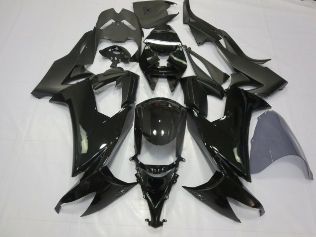 Schwarz Glänzend 2008-2010 ZX10R Motorrad Verkleidung