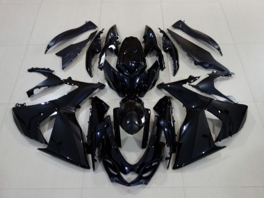 Schwarz Glänzend 2009-2016 GSXR 1000 Motorrad Verkleidung