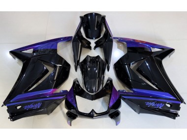 Schwarz Glänzend & Blau 2008-2012 Ninja 250 Motorrad Verkleidung