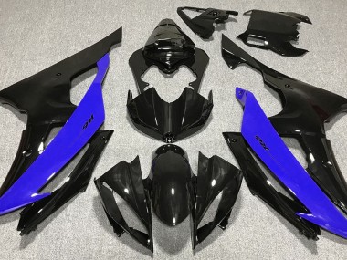 Schwarz Glänzend & Blau 2008-2016 R6 Motorrad Verkleidung