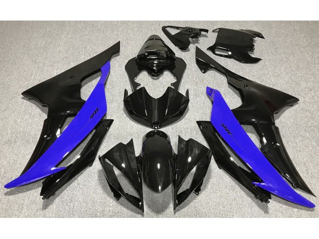Schwarz Glänzend & Blau 2008-2016 R6 Motorrad Verkleidung