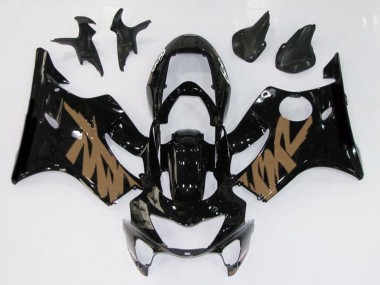 Schwarz Glänzend & Braun 1999-2000 CBR600 F4 Motorrad Verkleidung