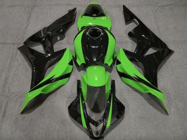 Schwarz Glänzend & Grün 2007-2008 CBR600RR Motorrad Verkleidung
