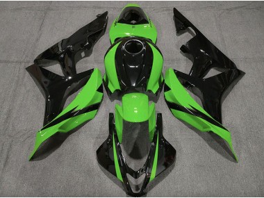 Schwarz Glänzend & Grün 2007-2008 CBR600RR Motorrad Verkleidung