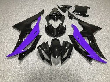Schwarz Glänzend & Lila 2008-2016 R6 Motorrad Verkleidung