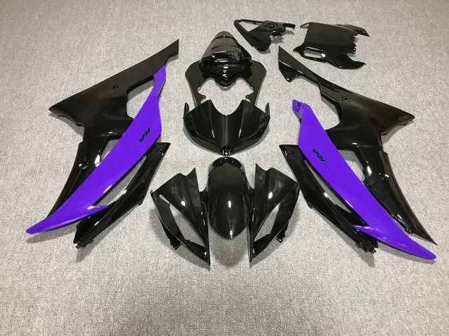 Schwarz Glänzend & Lila 2008-2016 R6 Motorrad Verkleidung
