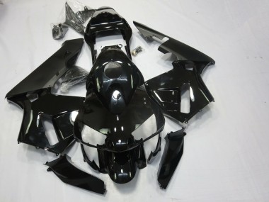 Schwarz Glänzend & Matt 2003-2004 CBR600RR Motorrad Verkleidung