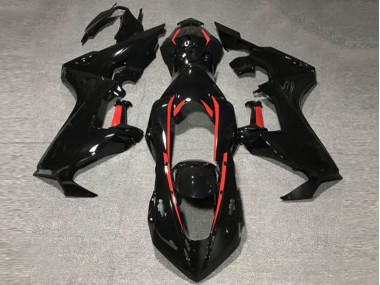 Schwarz Glänzend Mit Rotem Futter 2017-2023 CBR1000RR Motorrad Verkleidung