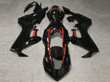 Schwarz Glänzend Mit Rotem Futter 2017-2023 CBR1000RR Motorrad Verkleidung