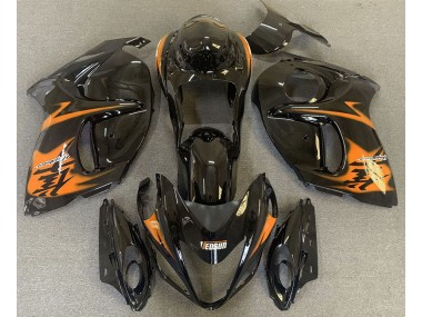 Schwarz Glänzend & Orange 2008-2020 GSXR 1300 Motorrad Verkleidung