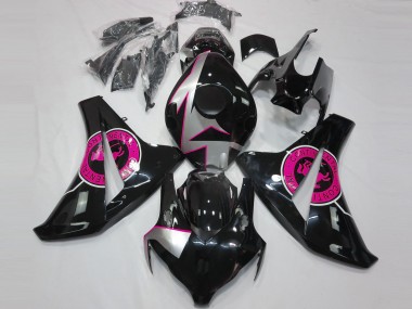 Schwarz Glänzend & Pink 2008-2011 CBR1000RR Motorrad Verkleidung