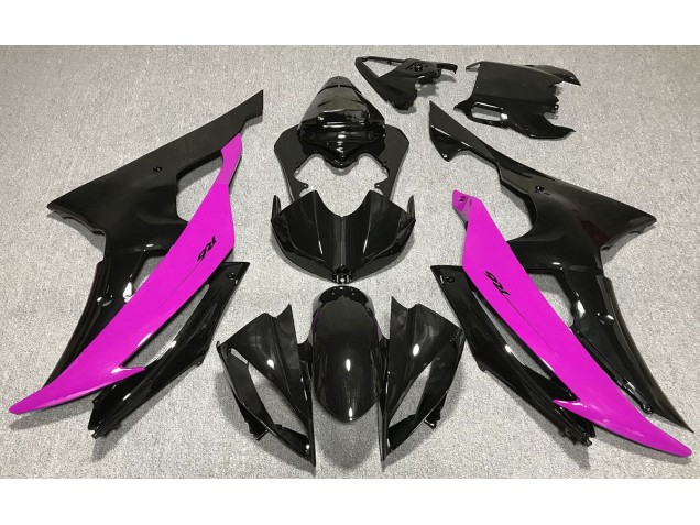 Schwarz Glänzend & Pink 2008-2016 R6 Motorrad Verkleidung